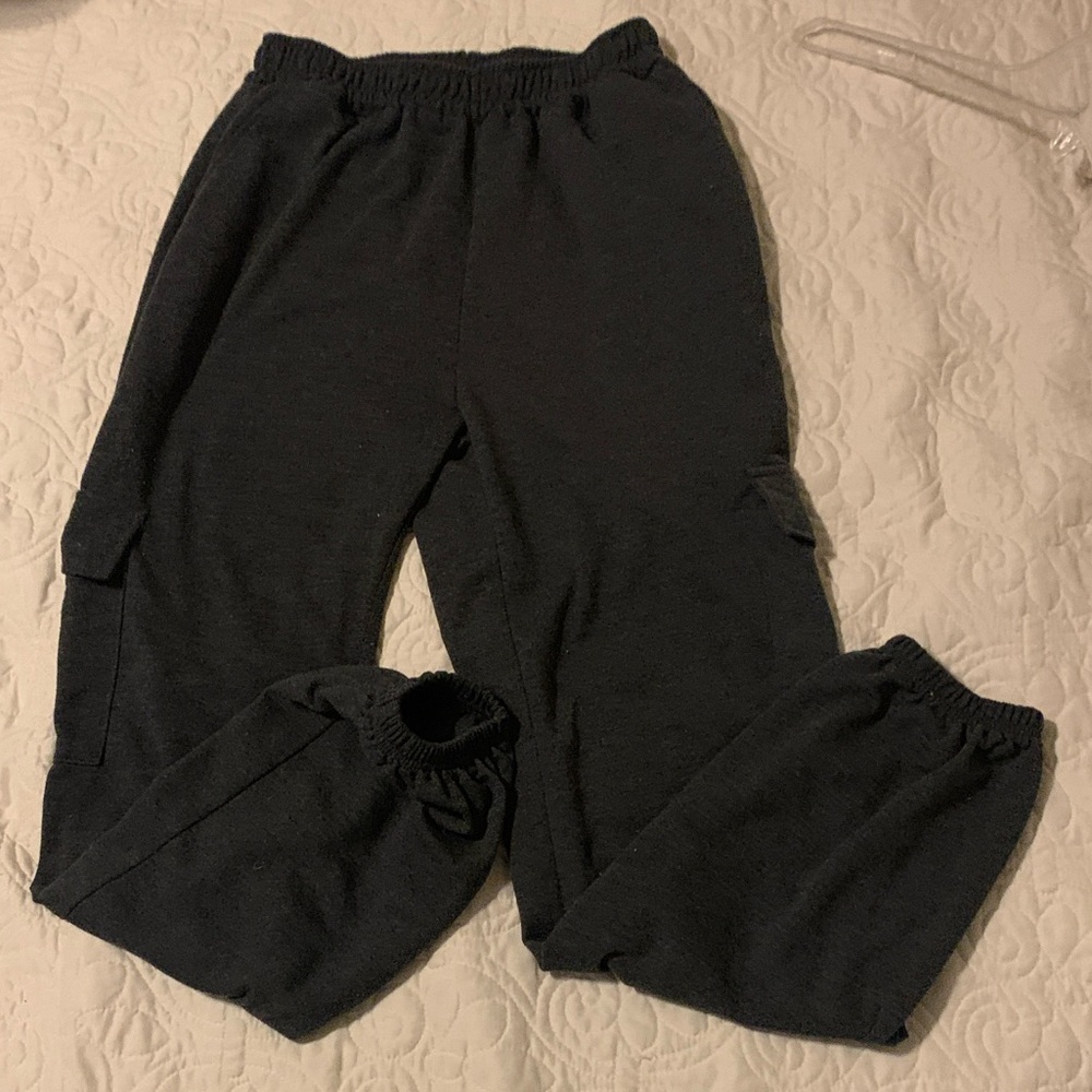 Shein Women’s dark grey casual cotton jogger pants Size M